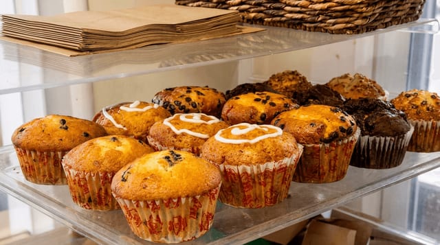 Cinnamon Crumb Cake Muffin.